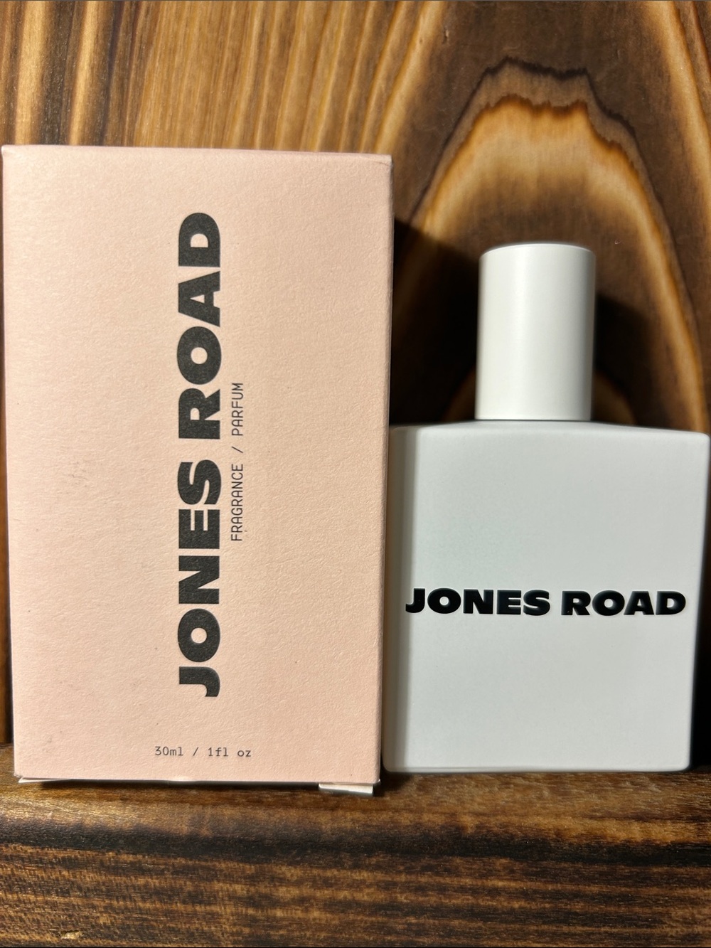 Jones Road White Bottle with Blush Pink Box Fragrance